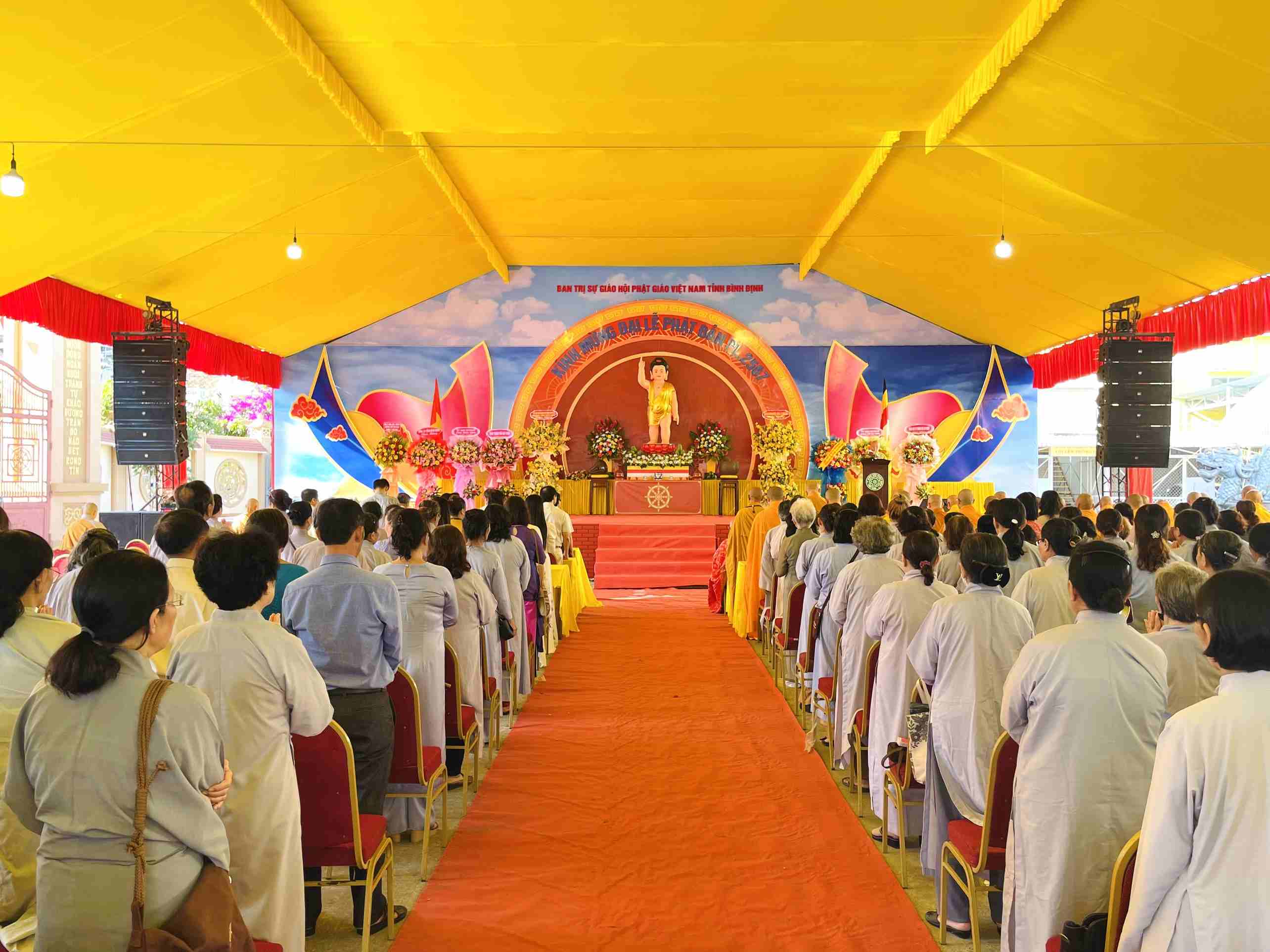 Trang nghiêm Đại lễ Phật đản Phật lịch 2567 tại chùa Giáo Hội Tỉnh